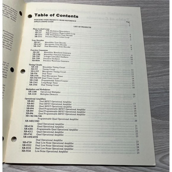 Exar Product Guide Applications and Function Generator Data Books Vintage 1970s - Picture 4 of 12